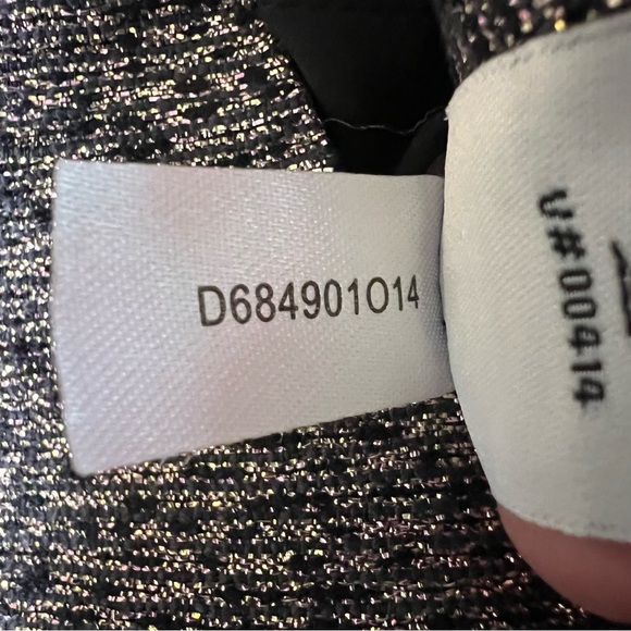 DIANE VON FURSTENBERG Yvette Metallic A-Line Dress Mini Sleeveless Size 6 DVF - Picture 12 of 14